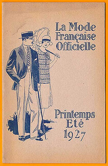 La Mode Française Officielle 1927 Spring and Summer Mode Masculine Men's Clothing