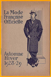 La Mode Française Officielle 1928-1929 Autumn and Winter Mode Masculine Men's Clothing