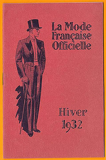 La Mode Française Officielle 1932 Winter Mode Masculine Men's Clothing, 16 pages