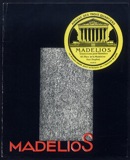 Madelios (Men's Clothing) 1938 Catalog 12 Pages, A Brodovitch, 12 pages