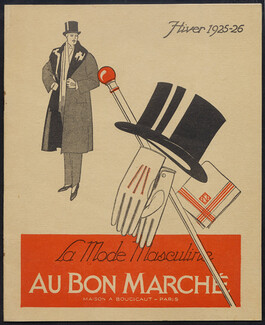Au Bon Marché (Catalog Men's Clothing) 1926 Costumes for Automobilists, Shoes, Pyjamas, White Tie, 26 pages