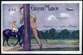A la Grande Maison (Department Store) 1920 Roubille, Catalog, Men's Clothing, 12 pages