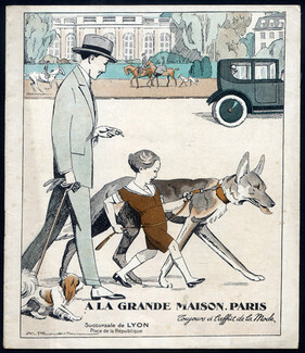 A La Grande Maison (Department Store) 1921 Roubille, Men's Clothing, 22 pages
