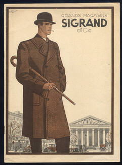 Sigrand (Department Store) 1930 Catalog, Men's Clothing, Franck Dupuy, 16 pages