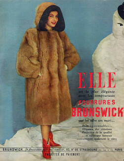 Brunswick (Fur Coat) 1950 Snowman