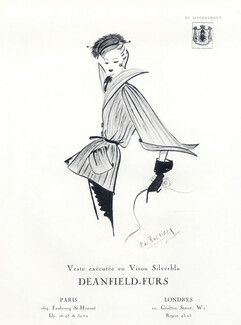 Deanfield-Furs (Fur Clothing) 1950 P.de.Raebiger