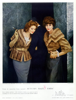 Holt Renfrew & C° (Fur Clothing) 1959 Photo Virginia Thoren