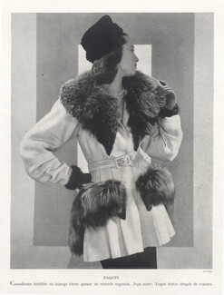 Paquin (Couture) 1946 Photo Philippe Pottier