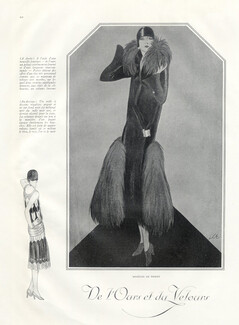 Paul Poiret 1925 Fur of Bear and Velvet, Lee Creelman Erickson