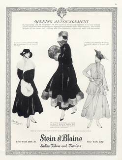 Stein & Blaine (Fur Clothing) 1915 Fur Coat, Muff