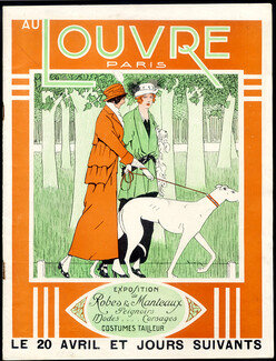 Au Louvre (Department Store) 1914 Catalog, Fashion, Housecoat, Lingerie, Shoes, Hats..., 44 pages