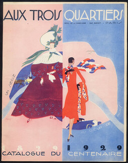 Aux Trois Quartiers 1929 Catalog, Léon Bénigni, 40 pages