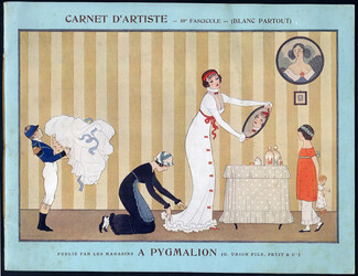 Pygmalion (Department Store) 1913 Catalog George Barbier, Lingeries, Linen..., 30 pages