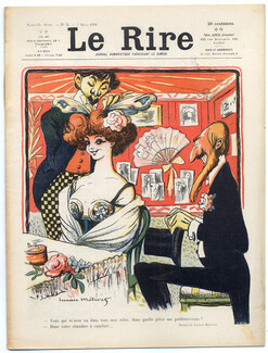 Le Rire 1903 N°5 Lucien Métivet, Gottlob, Charly, Hermann Paul, Gus Bofa, Paul Iribe, De Dion-Bouton (Cars), 16 pages