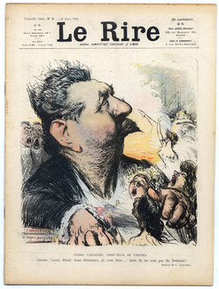 LE RIRE 1903 N°8 Charles Léandre, Roubille, Paul Iribe, Lucien Métivet, 16 pages