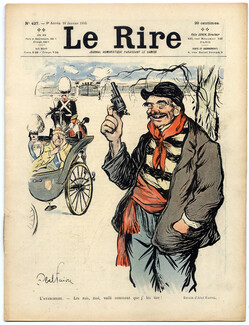 LE RIRE 1903 N°427 Abel Faivre, Léonce Burret, Georges Meunier, Henry Somm, Grandjouan, Villemot, Jeanniot, 16 pages