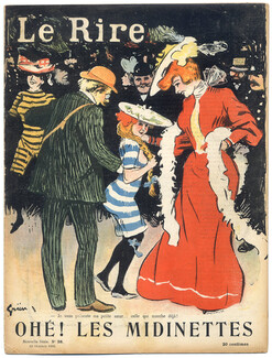 LE RIRE 1903 N°38 Jules Alexandre Grün, Métivet, Roubille, Wely, Poulbot, Prejelan, Midinettes, 16 pages