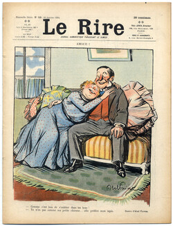 LE RIRE 1904 N°50 Abel Faivre, Préjelan, Huard, Charly, Roubille, Iribe, Somm, 16 pages