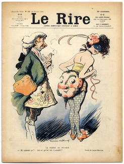 LE RIRE 1904 N°55 Lucien Métivet, Léonce Burret, Forain, Poulbot, Jeanniot, Gus Bofa, 16 pages