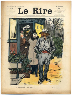 LE RIRE 1904 N°59 Jeanniot, Cardona, Gerbault, Roubille, Gus Bofa, Poulbot, Métivet, 16 pages