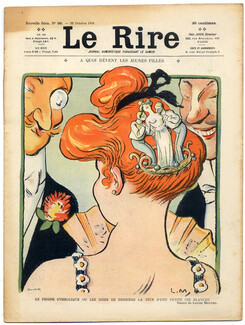 LE RIRE 1904 N°90 Lucien Métivet, d'Ostoya, Guillaume, Léandre, Mirande, Poulbot, Grandjouan