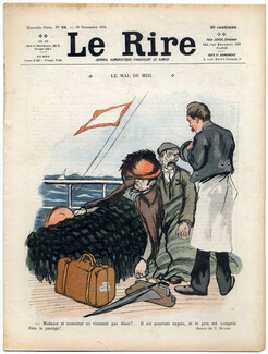 LE RIRE 1904 N°94 Charles Huard, Carlègle, Roubille, de Losques, Eve Lavallière, 16 pages