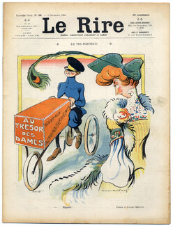 LE RIRE 1904 N°96 Lucien Métivet, Carlègle, Balluriau, de Losques, Grandjouan, Avelot, 16 pages