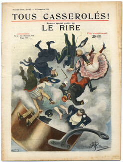 LE RIRE 1904 N°97 Albert Guillaume, Roubille, Jeanniot, Poulbot, Villemot, Métivet, 24 pages