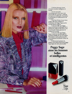 Peggy Sage (Cosmetics) 1976 Nail Polish Lipstick