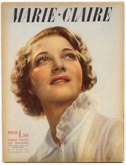 Marie Claire 1937 N°13 La Vie et le Secret de Madeleine Vionnet, 48 pages
