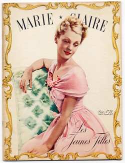 Marie Claire 1938 N°90 Les Jeunes Filles Young Ladies