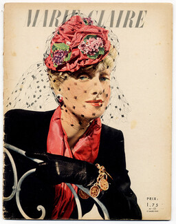 Marie Claire 1940 N°159 Gruau Norma Shearer