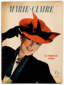 Marie Claire 1941 N°199 Gruau Paris Collections