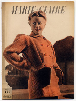 Marie Claire 1941 N°222 Marcelle Dormoy, Jacques Fath