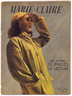 Marie Claire 1942 N°265 René Gruau, 20 pages