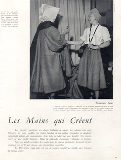 Les Mains qui Créent, 1949 - Portraits of 21 dressmakers : Fath, Dior, Patou, Lanvin..., 14 pages