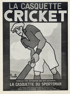 Cricket (Men's Hats) 1926 Rouffé, Casquette du Sportsman