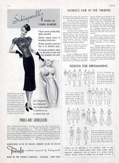 Formfit (Lingerie) 1939 and Schiaparelli has collaborated with Formfit