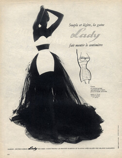 Lady (Lingerie) 1959 Girdle, Bra, Photo Jean Coquin