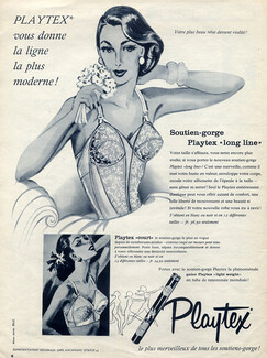 1952 Playtex Girdles Vintage Advertisement Womens Fashion Ad Boutique Decor  Bedroom Decor Bathroom Wall Art Vintage Lingerie Magazine Ad 