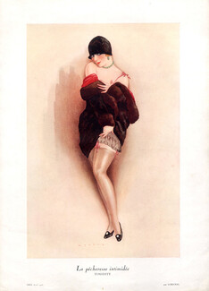 Fabius Lorenzi 1925 La Pécheresse intimidée - Timidity, Sexy Looking Girl