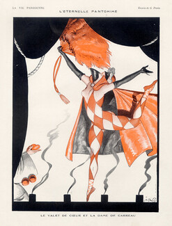 Georges Pavis 1923 Pantomime... Harlequin Costume, Disguise