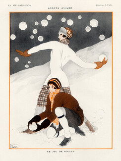 Armand Vallée 1923 Winter Sports,Snowballs