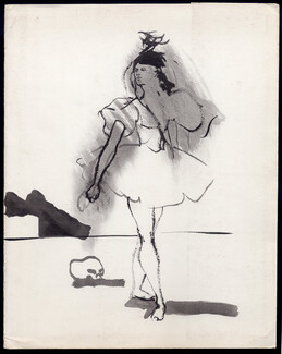 Christian Bérard 1949 Ballets des Champs-Elysées Program, Skorik, Babilée, Algaroff, Loboff, Leslie Caron... Photos Serge Lido, 20 pages