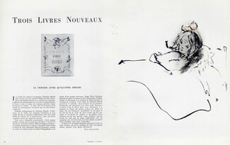 Trois livres nouveaux, 1951 - Christian Bérard Colette Gigi, The last book illustrated by Bérard, Texte par Paul Chadourne