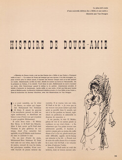 Histoire de Douce-Amie, 1954 - Kees Van Dongen Conte des Mille et Une Nuits, 15 pages