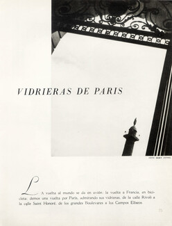 Paris Shop Windows 1947 Hermes, Arden, Jansen, Calixte, Lucien Lelong, Charlotte.. Photos Remy Duval, 10 pages