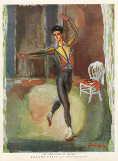 Louis Touchagues 1946 Roland Petit Dancer