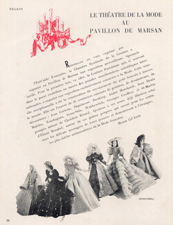 Le Théâtre de la Mode au Pavillon de Marsan, 1945 - Schiaparelli Eliane Bonabel, Dolls, Text by Marie Guyon