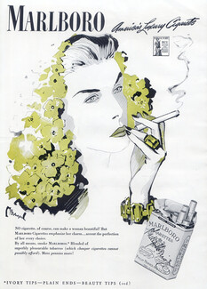 Marlboro (Cigarettes, Tobacco Smoking) 1943 Bodegard